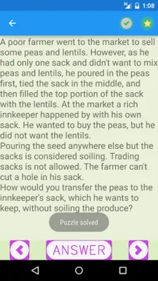 Logic Puzzles android App screenshot 8